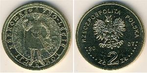 2 Zloty Third Polish Republic (1991 - ) Latón 