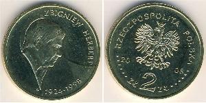 2 Zloty Third Polish Republic (1991 - ) Latón 
