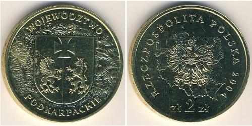 2 Zloty Third Polish Republic (1991 - ) Latón 