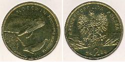 2 Zloty Third Polish Republic (1991 - ) Messing 