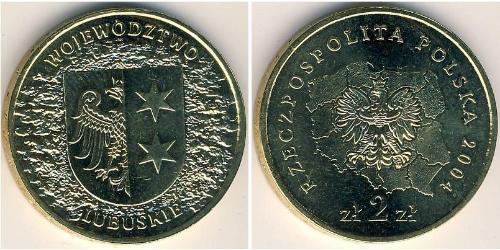 2 Zloty Third Polish Republic (1991 - ) Messing 