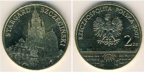 2 Zloty Third Polish Republic (1991 - ) Messing 