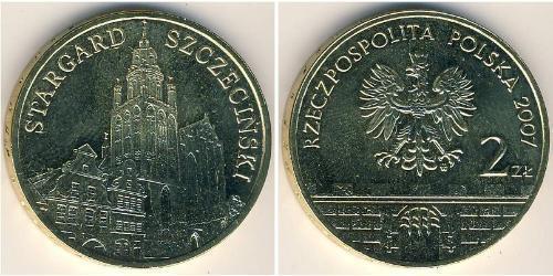 2 Zloty Third Polish Republic (1991 - ) Messing 
