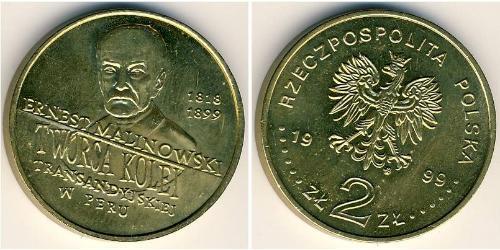 2 Zloty Third Polish Republic (1991 - ) Messing 
