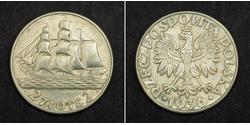 2 Zloty Second Polish Republic (1918 - 1939) Silver 