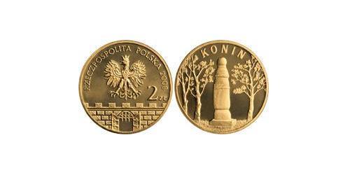 2 Zloty 波兰 Tin/铝/銅/Zinc 