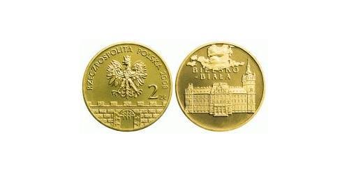 2 Zloty 波兰 Tin/铝/銅/Zinc 