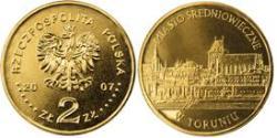 2 Zloty 波兰 Tin/铝/銅/Zinc 