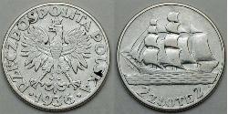 2 Zloty Deuxième République de Pologne (1918 - 1939)  