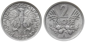 2 Zloty Pologne  