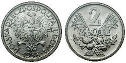 2 Zloty Polonia  