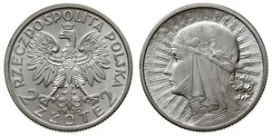 2 Zloty Second Polish Republic (1918 - 1939)  