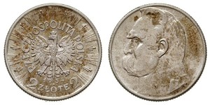 2 Zloty Seconda Repubblica Polacca (1918 - 1939)  