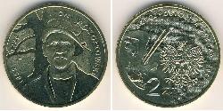 2 Zloty 波兰 黃銅 