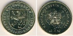 2 Zloty 波兰 黃銅 