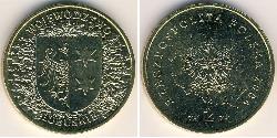 2 Zloty 波兰 黃銅 