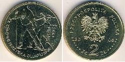 2 Zloty 波兰 黃銅 