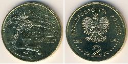 2 Zloty 波兰 黃銅 