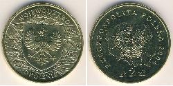 2 Zloty 波兰 黃銅 