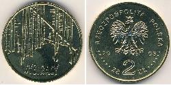 2 Zloty 波兰 黃銅 