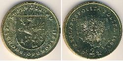 2 Zloty 波兰 黃銅 
