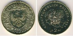 2 Zloty 波兰 黃銅 