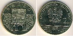 2 Zloty 波兰 黃銅 