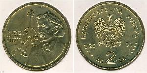 2 Zloty 波兰 黃銅 