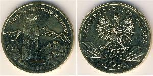 2 Zloty 波兰 黃銅 