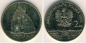 2 Zloty 波兰 黃銅 