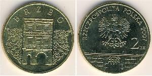 2 Zloty 波兰 黃銅 