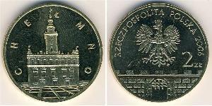2 Zloty 波兰 黃銅 