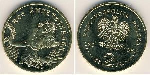 2 Zloty 波兰 黃銅 