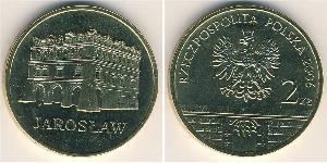 2 Zloty 波兰 黃銅 