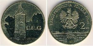 2 Zloty 波兰 黃銅 