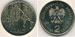 2 Zloty 波兰 黃銅 