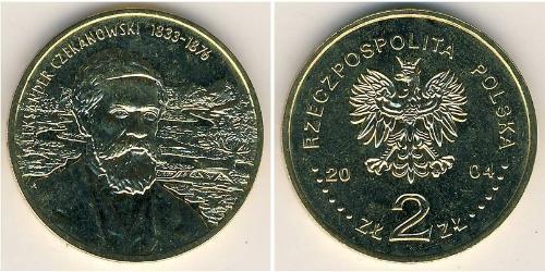 2 Zloty 波兰 黃銅 