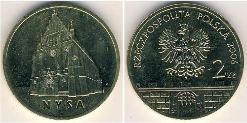 2 Zloty 波兰 黃銅 