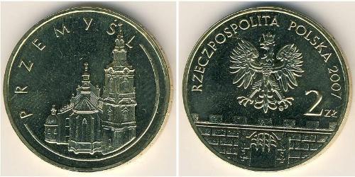 2 Zloty 波兰 黃銅 