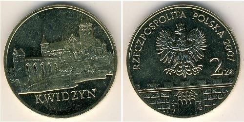 2 Zloty 波兰 黃銅 