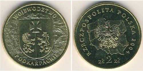 2 Zloty 波兰 黃銅 