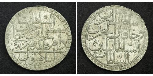 2 Zolota Empire ottoman (1299-1923) Argent Moustapha III (1757 - 1774)