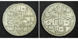 2 Zolota Ottoman Empire (1299-1923) Silver Mustafa III (1757 - 1774)