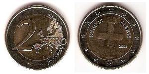 2 Євро Кіпр (1960 - ) Біметал 