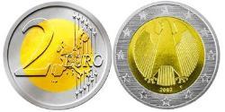 2 Євро Німеччина Біметал 