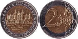 2 Євро Федеративна Республіка Німеччина (1990 - ) Нікель/Мідь 