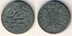 2 Геллер Австро-Венгрия (1867-1918) Сталь 