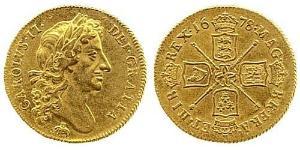 2 Гинея Королевство Англия (927-1649,1660-1707) Золото Карл II (1630-1685)