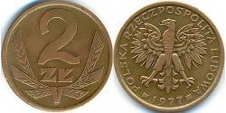 2 Грош Польська Народна Республіка (1952-1990) Мідь 