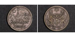 2 Гульден Gdansk (1920-1939) Серебро 